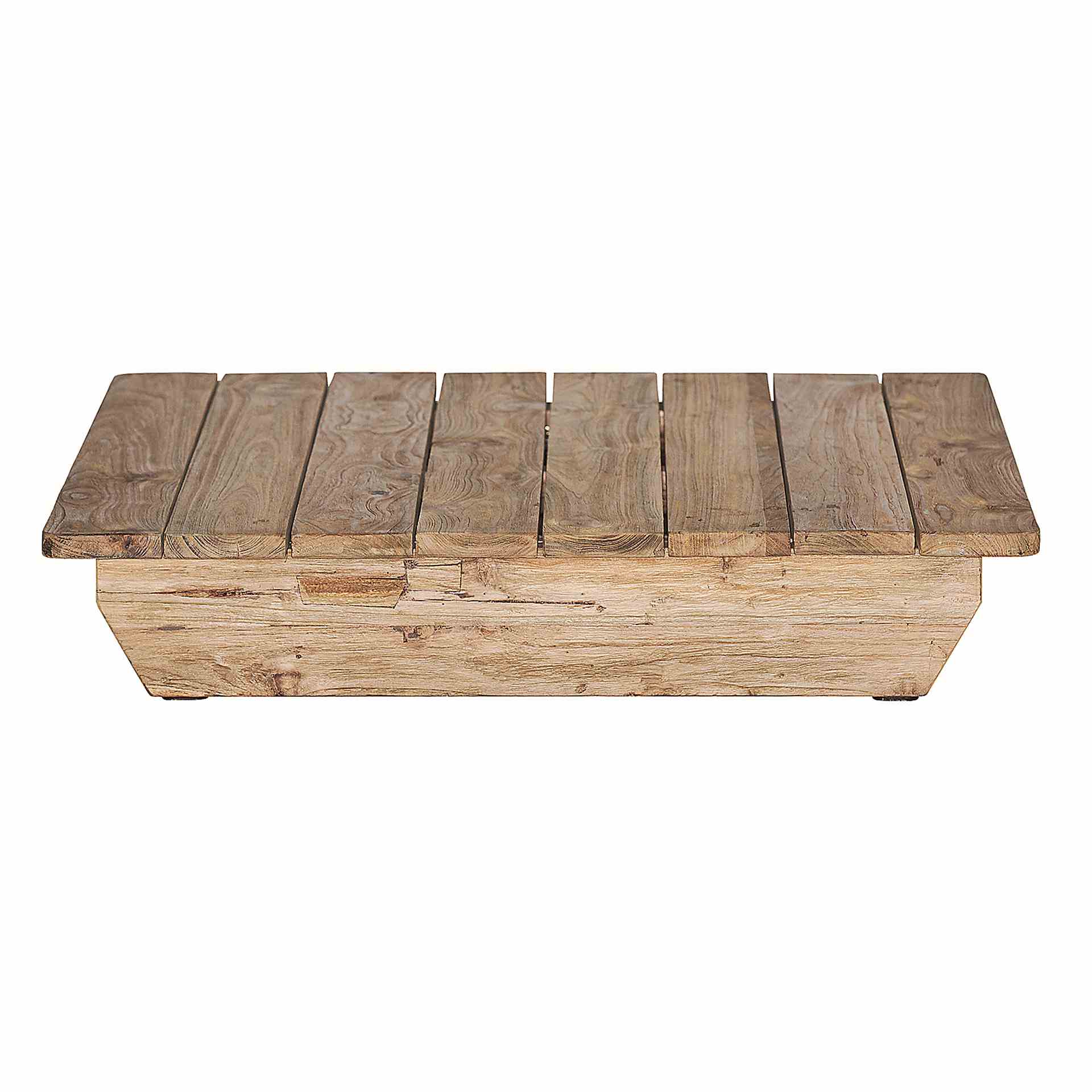 Couchtisch Newport aus recyceltem Teakholz, 90 cm