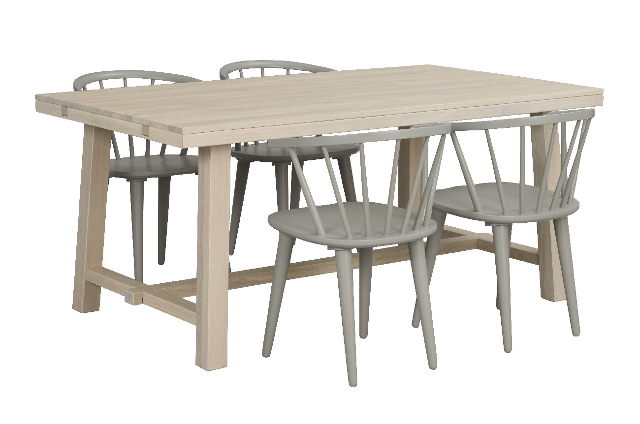 Esstisch Brooklyn, Classic, 170cm, Whitewash