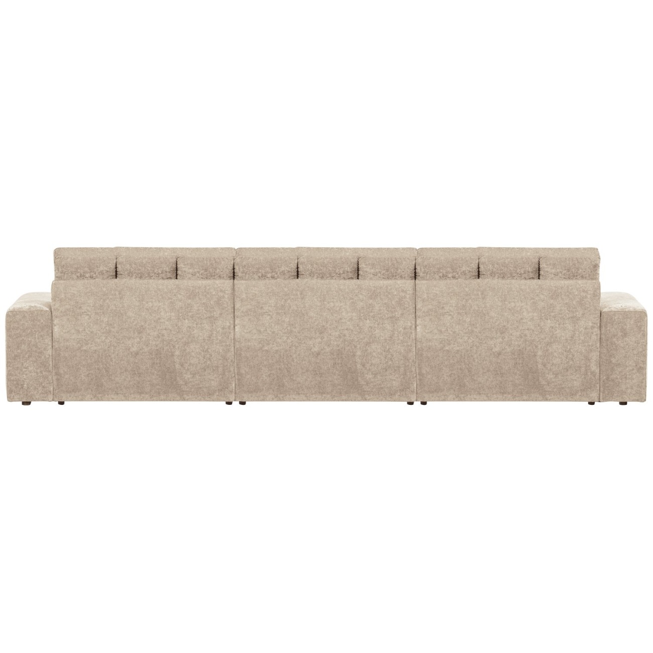 Sofa Date 3-Sitzer aus Webstoff, Nougat