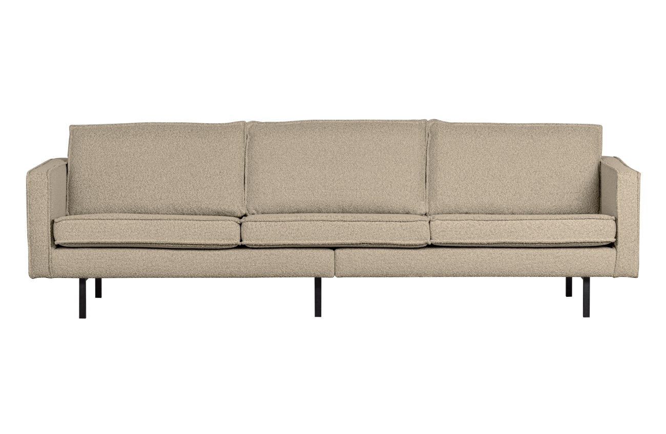 Sofa Rodeo 3 Sitzer aus Boucle-Stoff, Beige