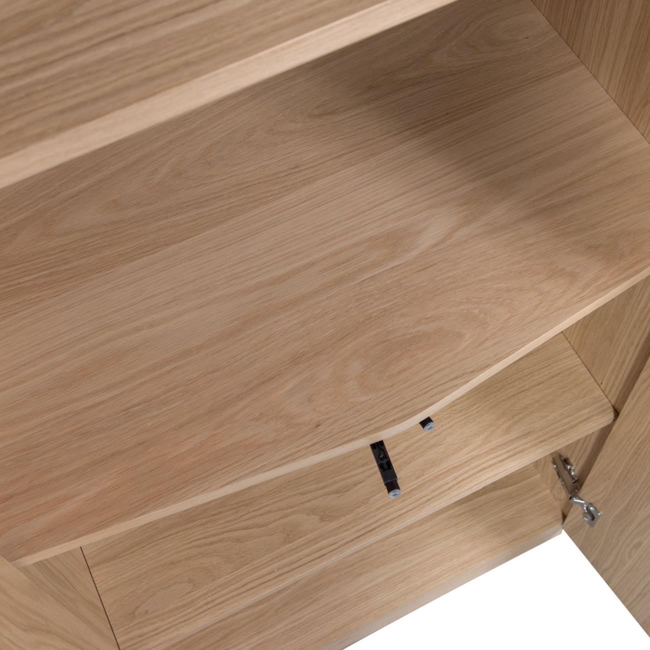 Schrank Zuma aus Eichenholzfurnier, 67 cm