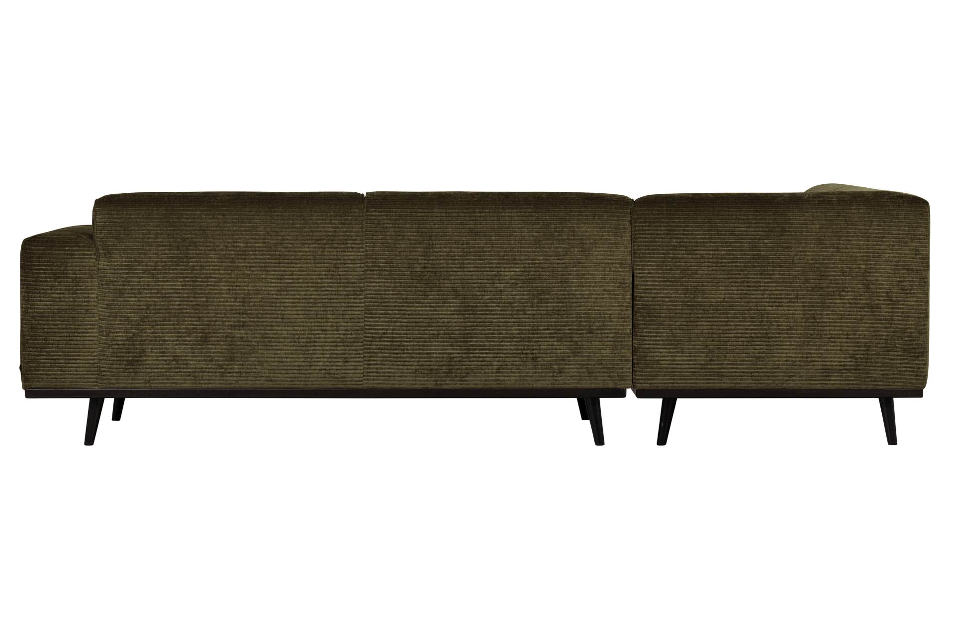 Ecksofa Statement aus gewebten Jacquard Links, Olive