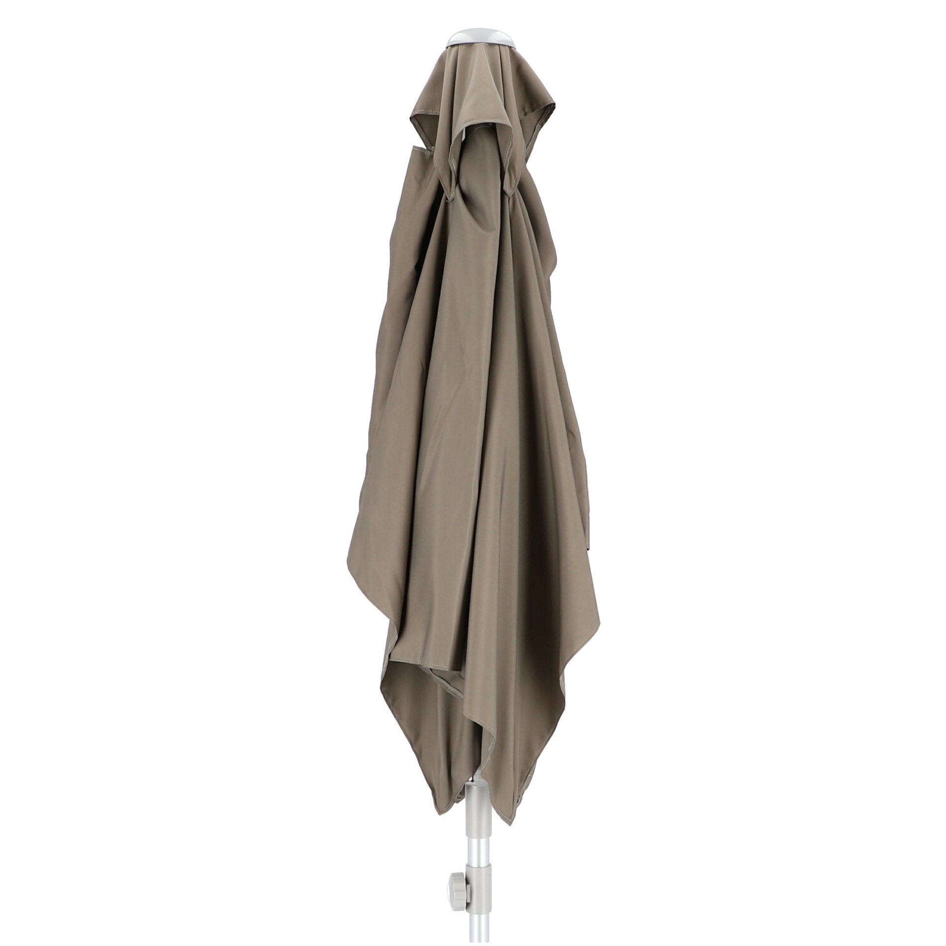 Sonnenschirm Elba Eckig, Taupe, 150 cm