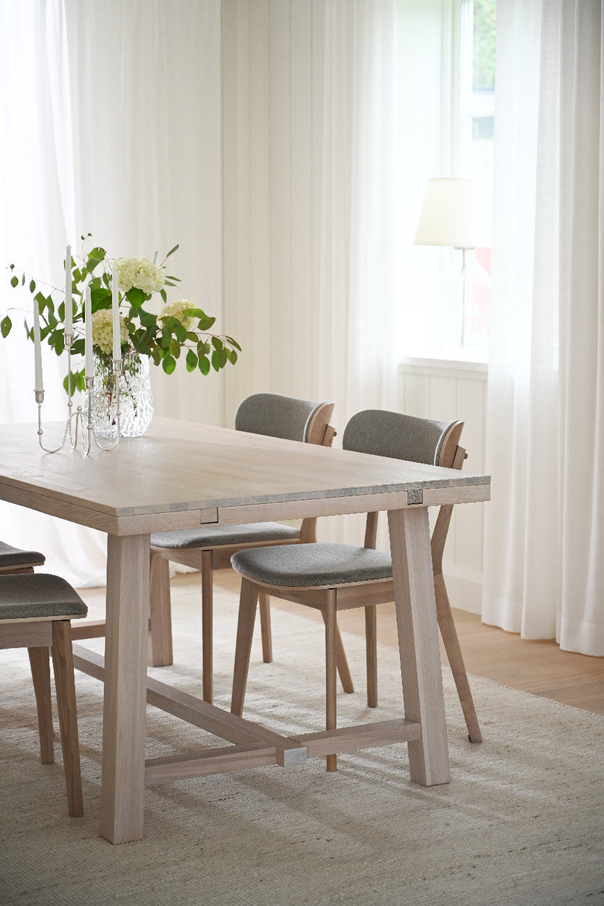 Esstisch Brooklyn, Classic, 170cm, Whitewash