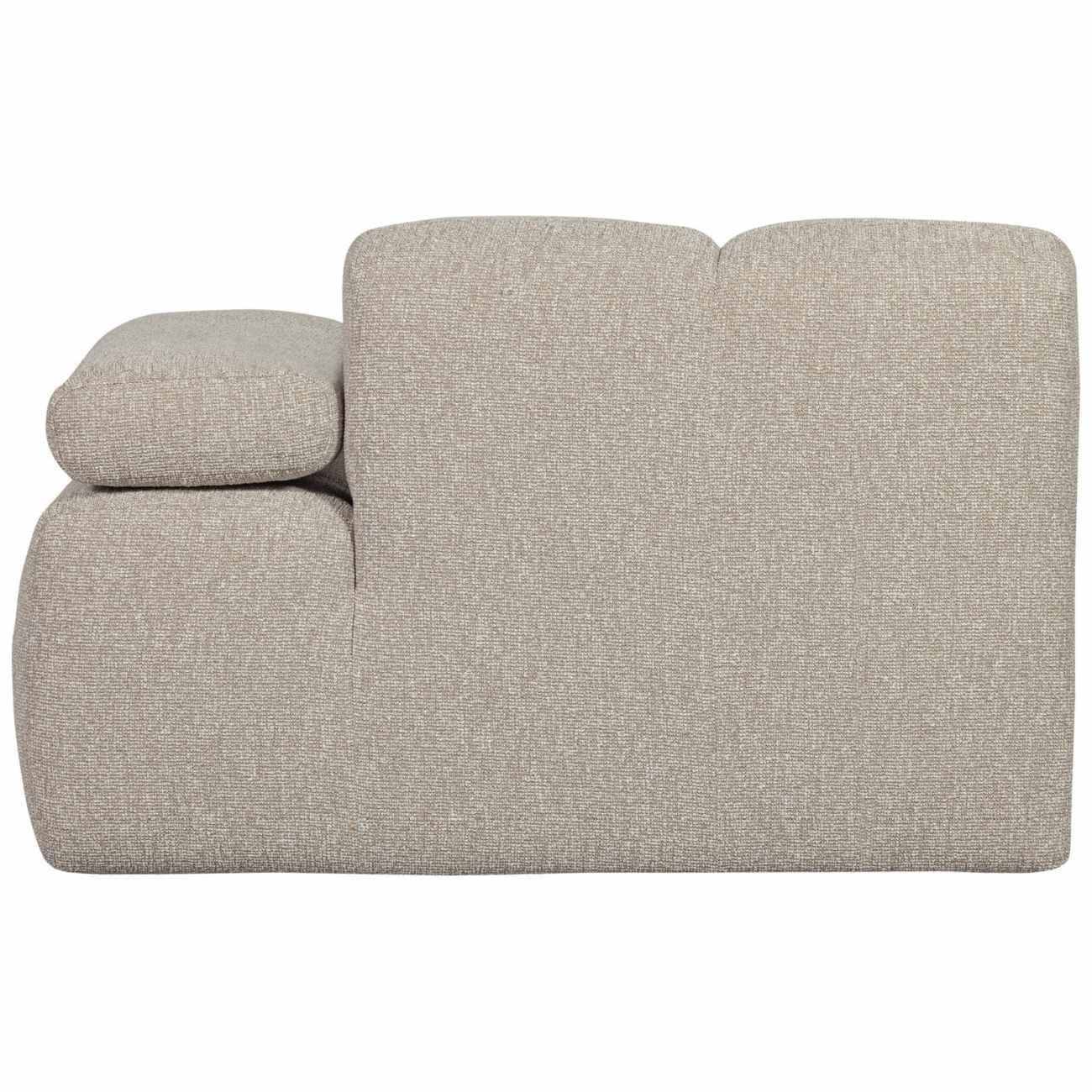 Modulsofa Mojo Boucle 1er Arm-Rechts, Beige