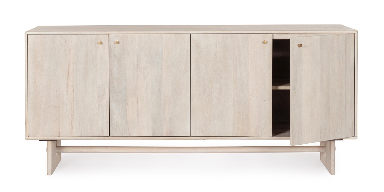 Sideboard Elisheva aus Mangoholz, 180 cm