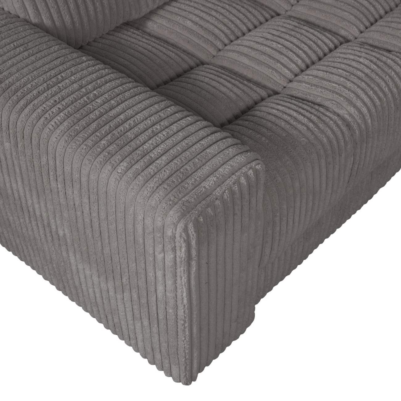 Ecksofa Date mit Cordbezug Links, Terrazzo