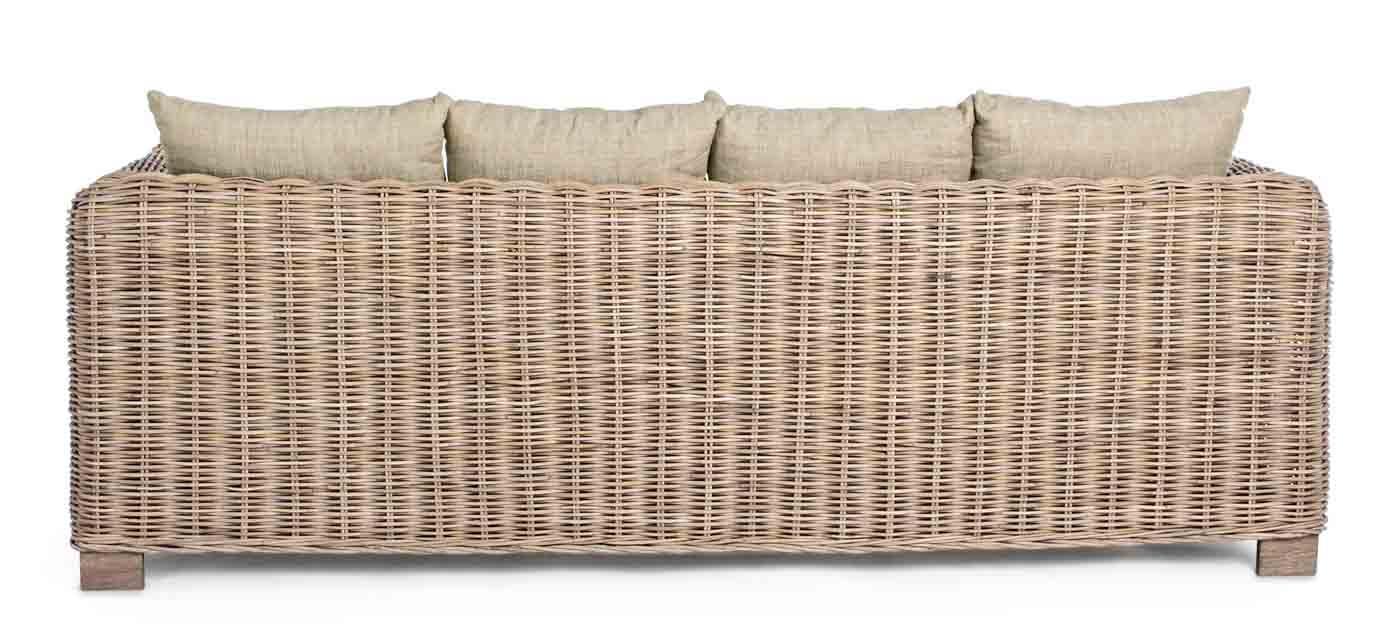 Rattansofa Fortaleza, 3 Sitzer