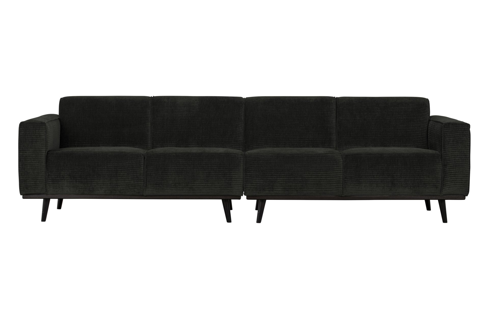 Sofa Statement L aus gewebten Jacquard, Graphit