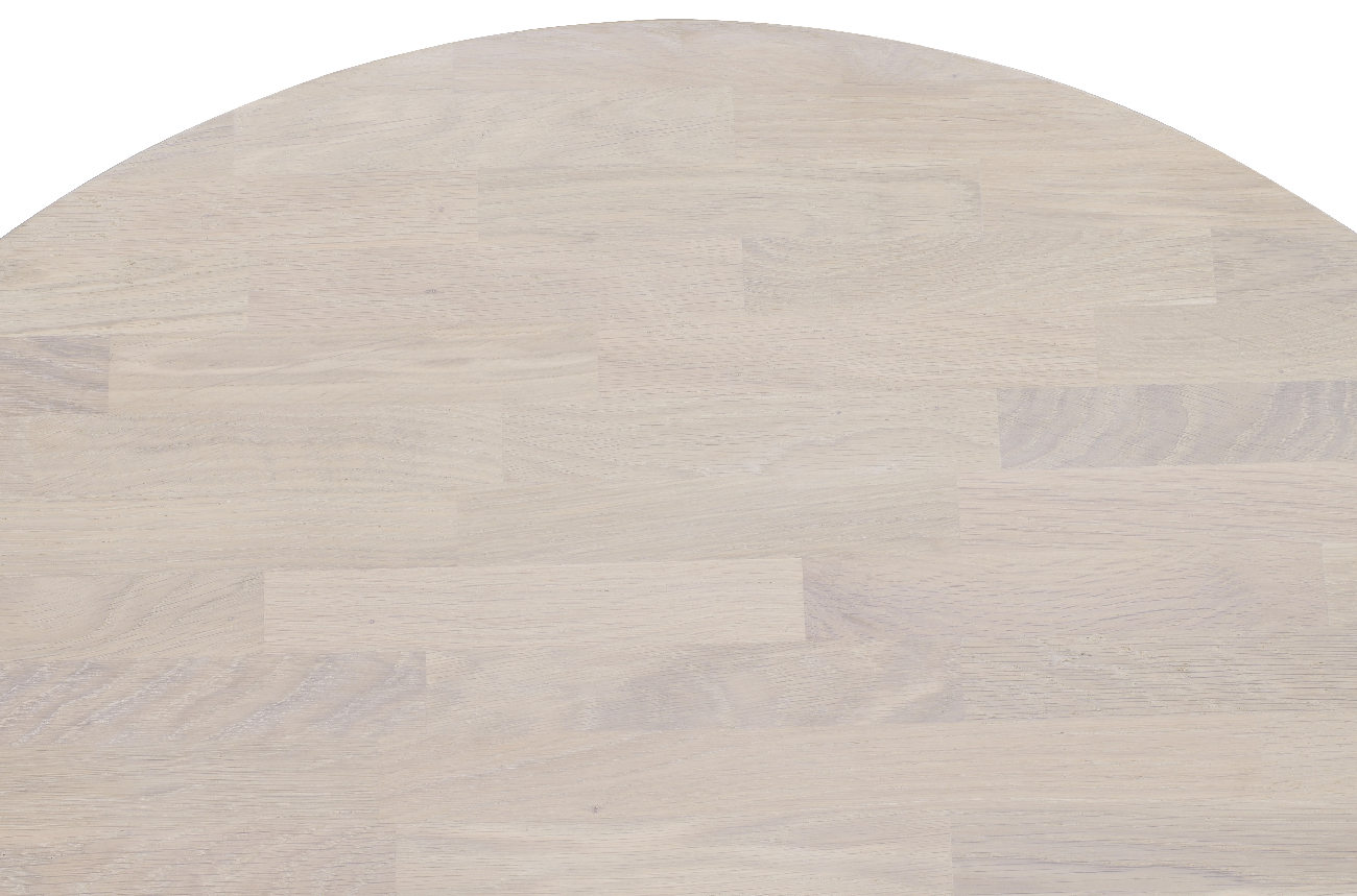 Esstisch Filippa Oval mit Auszug, 170/210cm, Eiche Weiß pigmentiert
