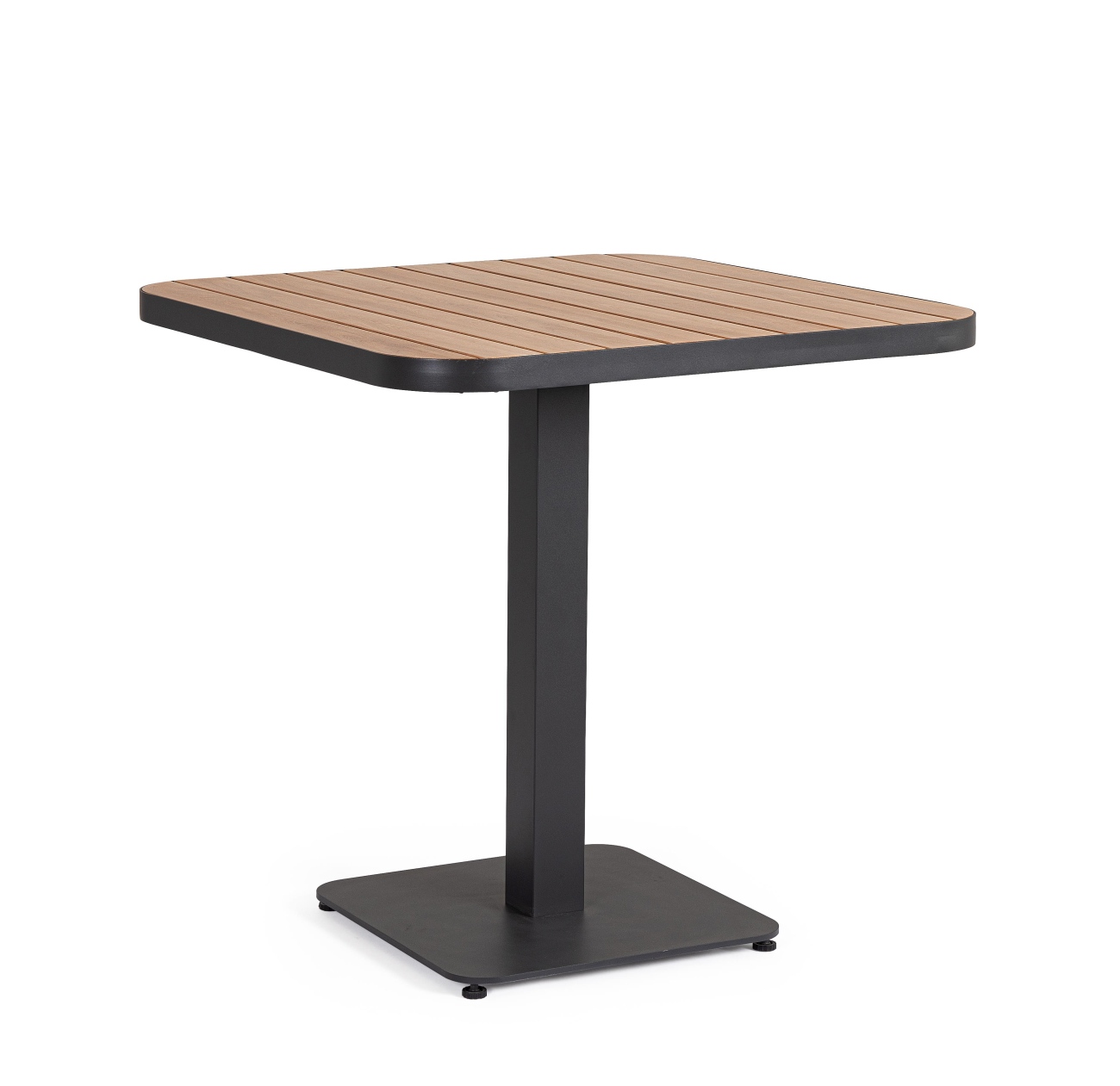Gartenesstisch Belmar Aluminium 75x75 cm, Anthrazit