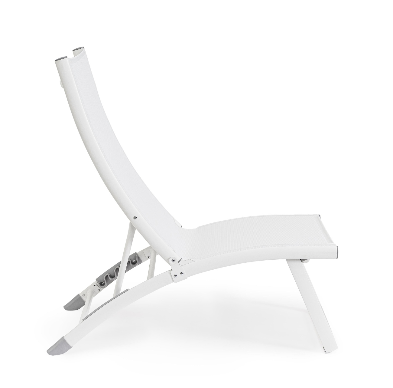 Loungesessel Taylor aus Aluminium, Weiß