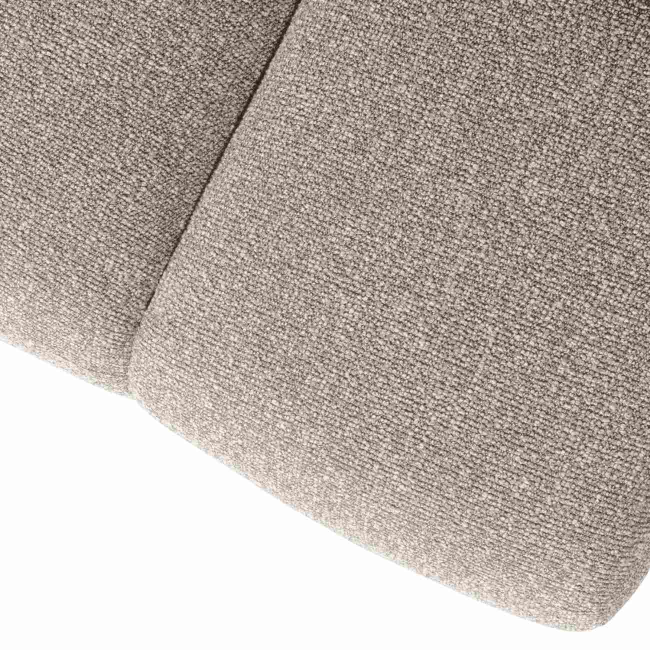 Bank Mojo aus Boucle-Stoff 160 cm, Beige