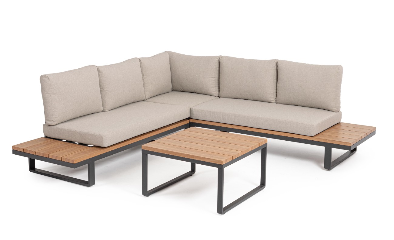 Gartenecksofa Zelmar Inkl. Couchtisch