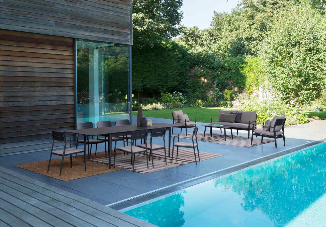 Garten-Set Nebula 4er Gruppe, Anthrazit