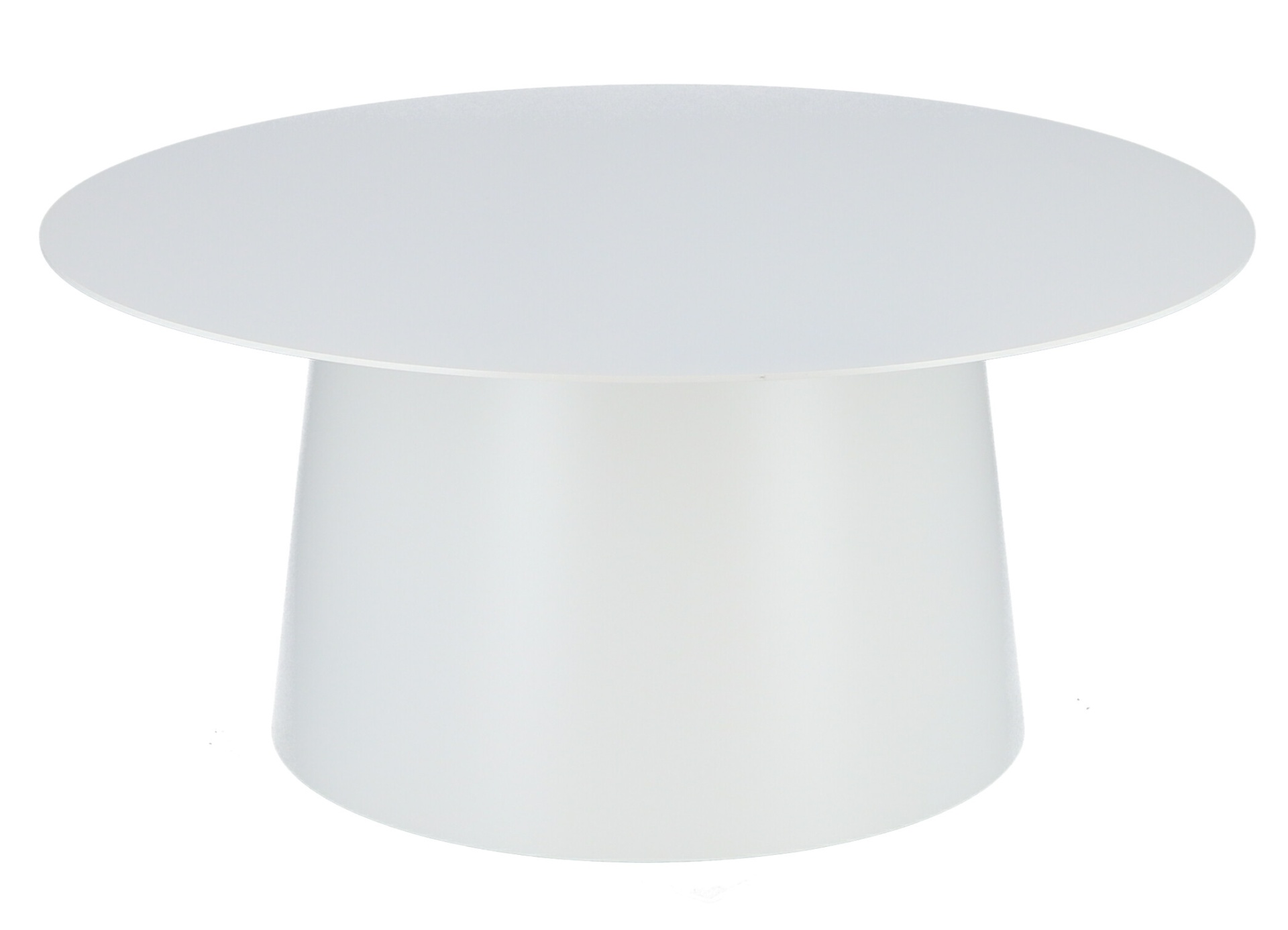 Beistelltisch Feel aus Aluminium, Weiß, Ø 80 cm Beistelltisch Feel aus Aluminium, Weiß, Ø 80 cm