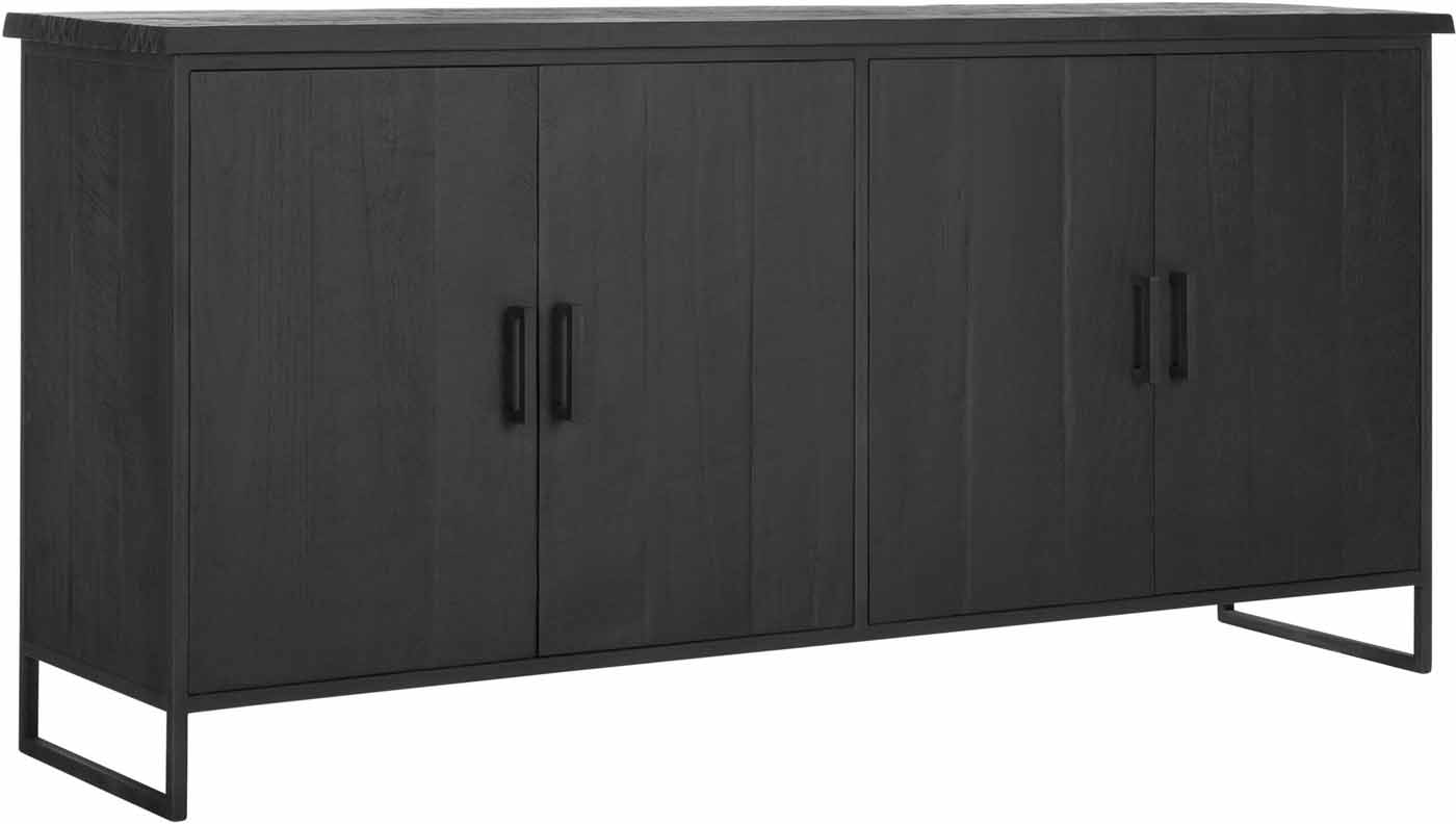 Sideboard Beam, Teak Schwarz