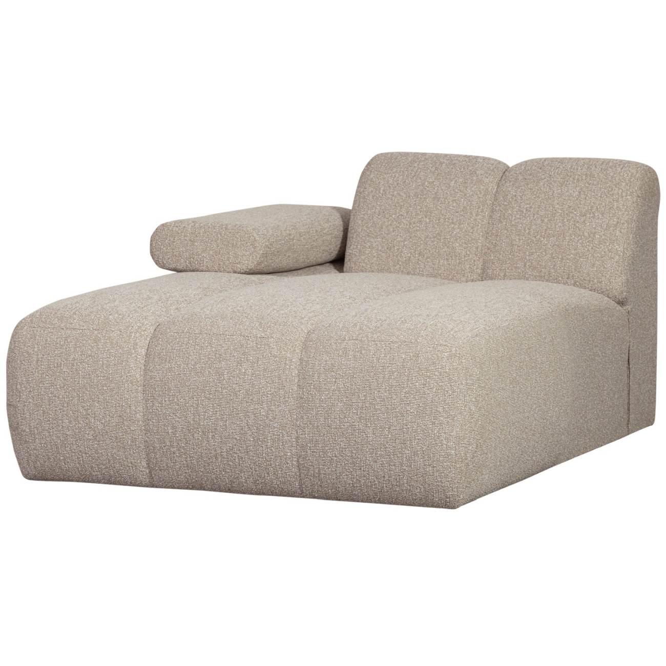 Modulsofa Mojo Boucle Chaiselongue-Links, Beige