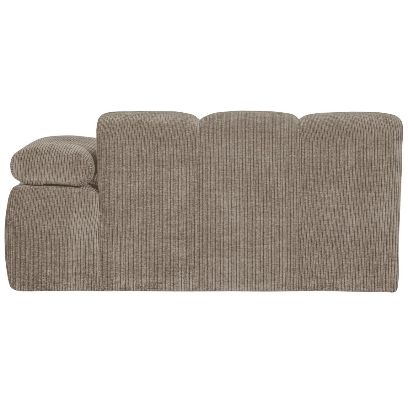 Modulsofa Mojo Flachcord 1,5er Arm-Rechts, Sand