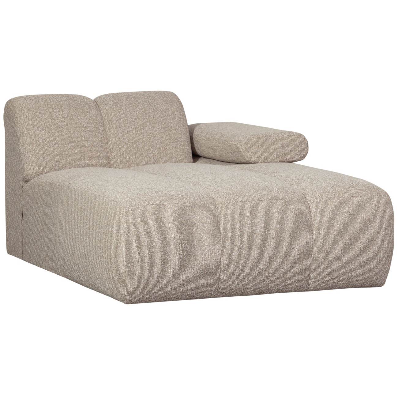 Modulsofa Mojo Boucle Chaiselongue-Rechts, Beige