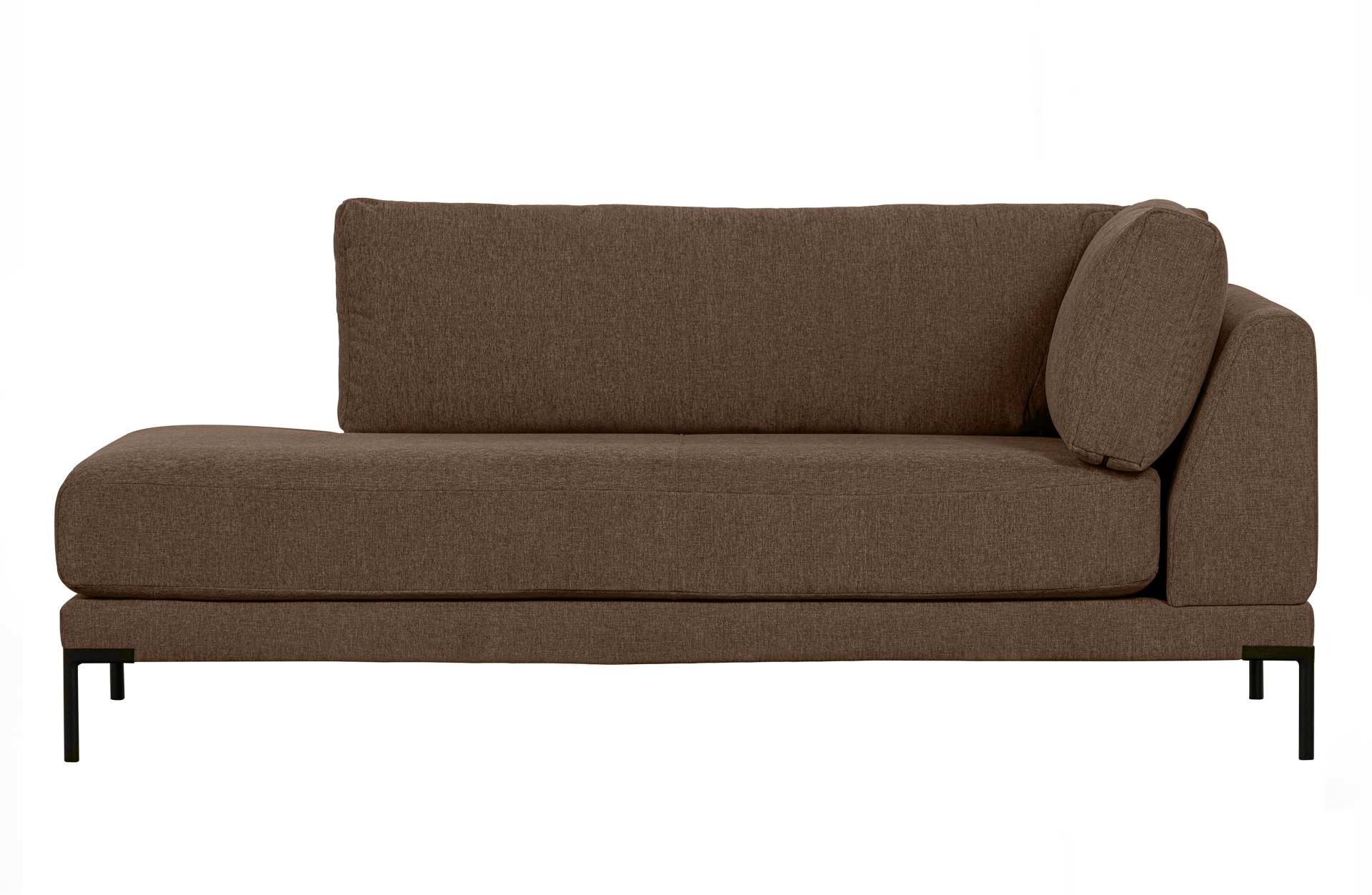 Modulsofa Couple Lounge Element Links, Braun