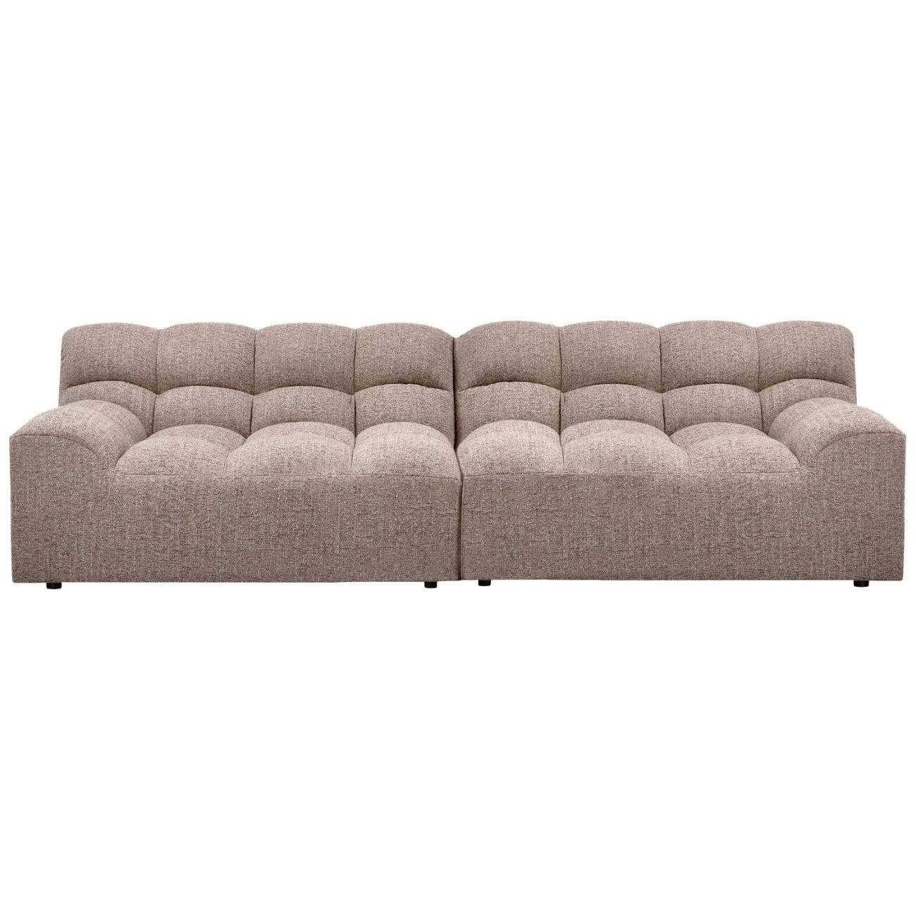 Sofa Allure aus Melange-Stoff, Beige