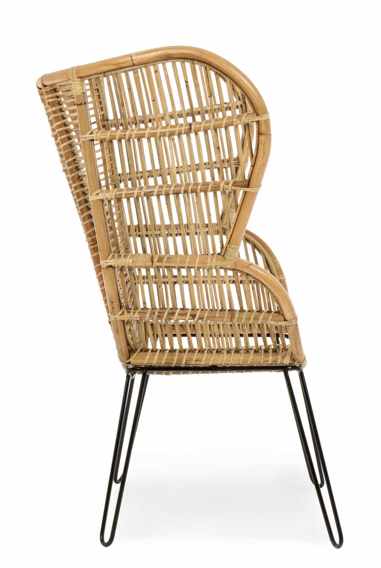 Sessel Estefan aus Rattan, Natur