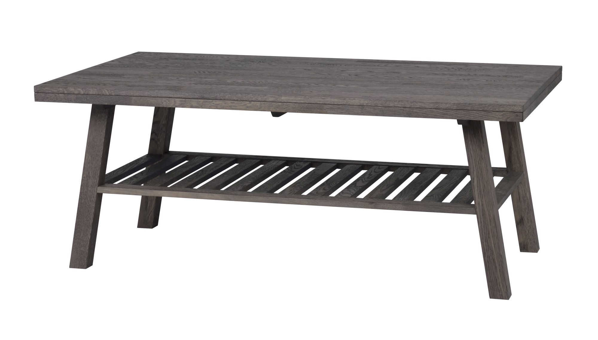 Couchtisch Brooklyn, Eiche, 130x75x52cm, Eiche Dunkelbraun