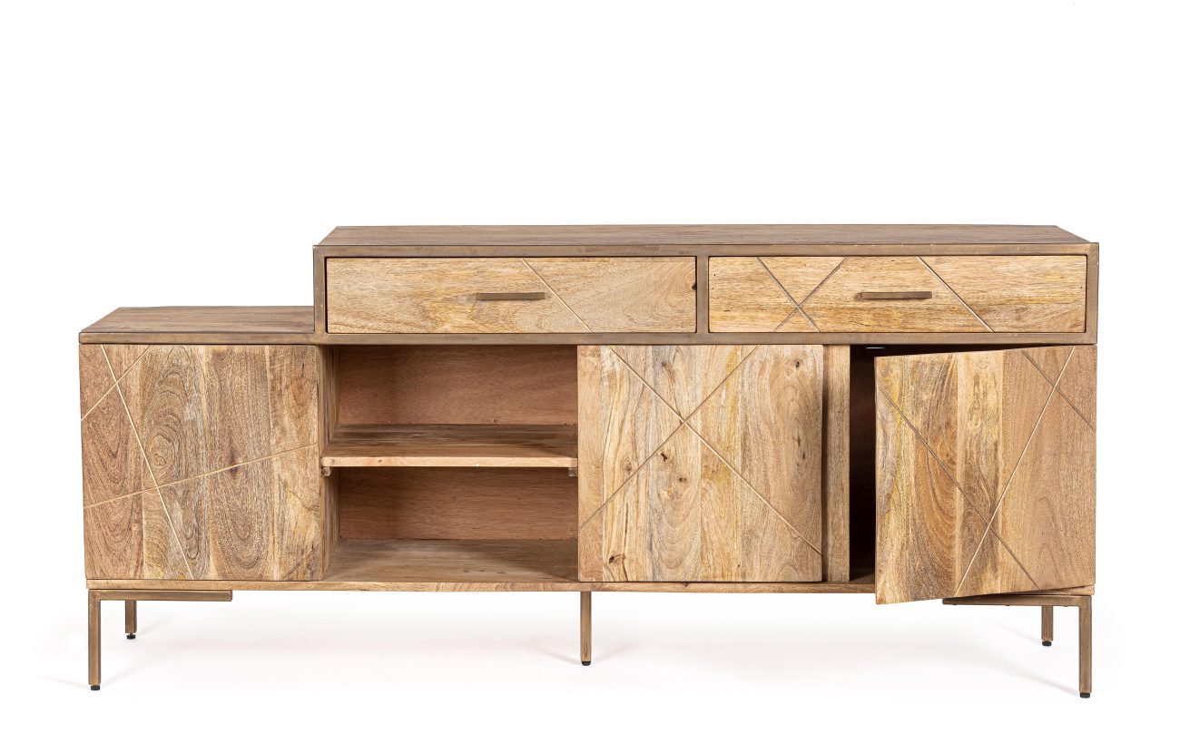 Sideboard Jaidev aus Mangoholz, 175 cm