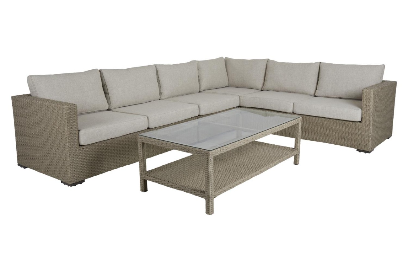 Gartencouchtisch Funkia, 140x70 cm