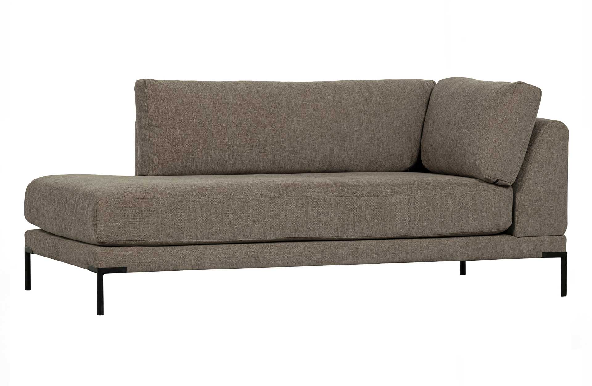 Modulsofa Couple Lounge Element Links, Taupe