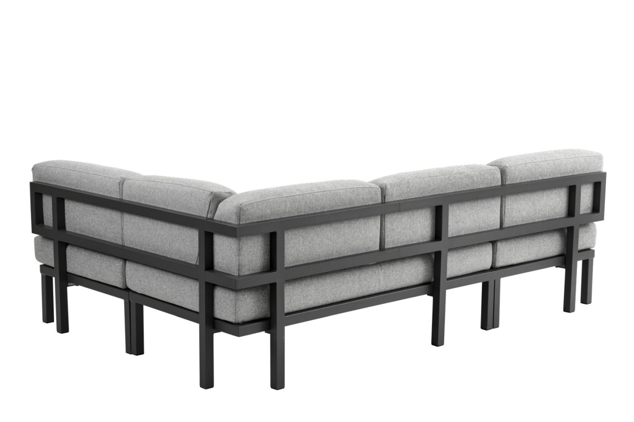 Gartenecksofa Gonesse mit Kissen