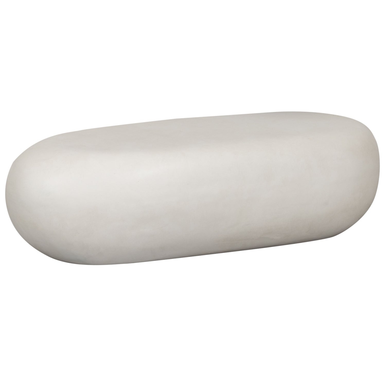 Couchtisch Pebble in Betonoptik, 100x43 cm