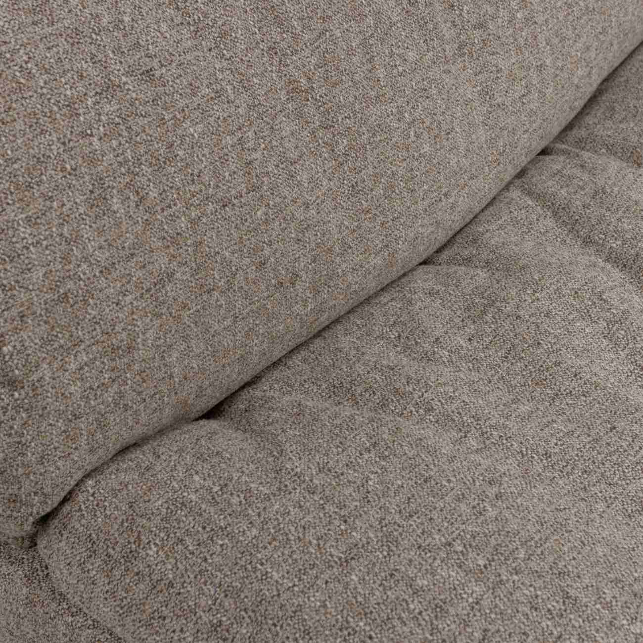 Sessel Baggy aus Melange-Stoff, Braun