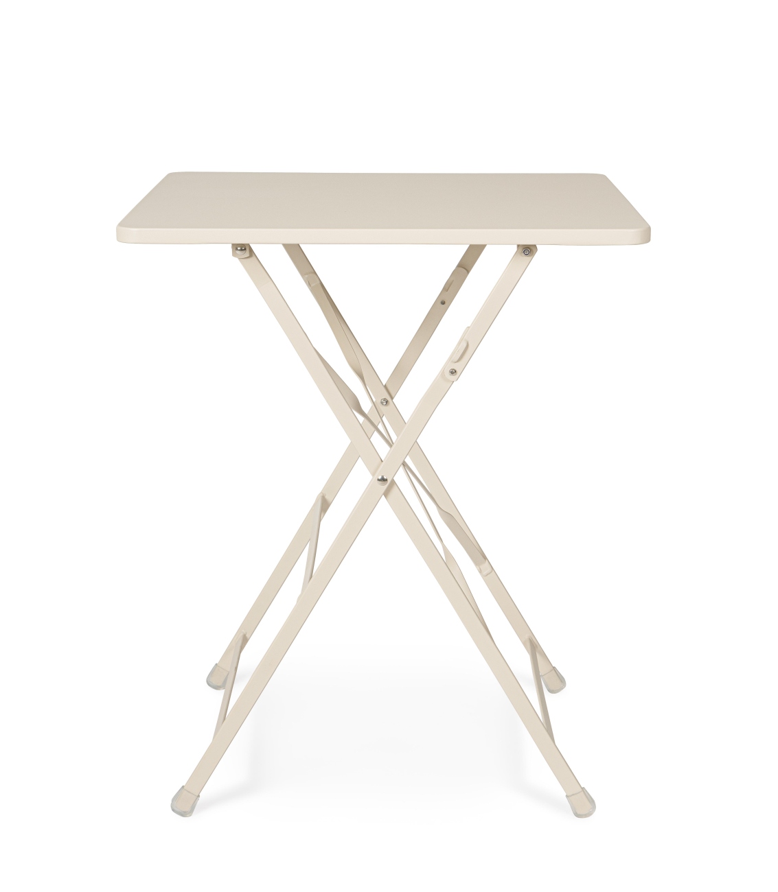 Gartentisch Yasmin aus Metall 60x60 cm, Champagner