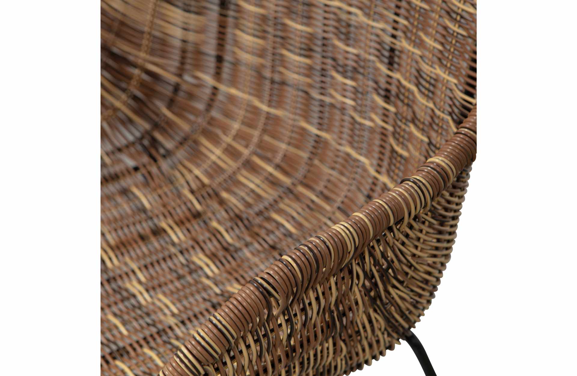 Sessel Willow aus künstlichem Rattan, Natur