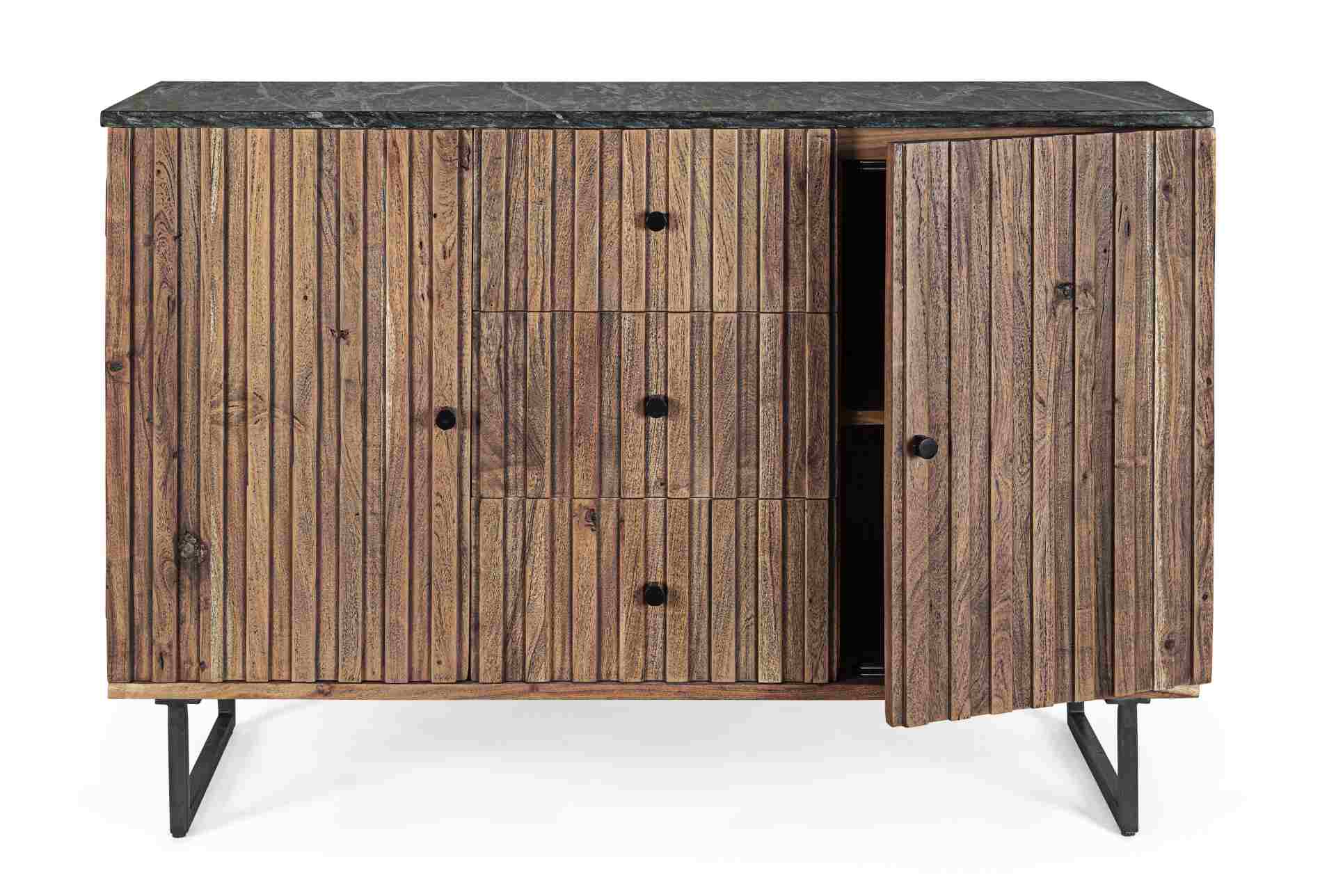 Sideboard Norfolk aus Akazienholz, 120 cm