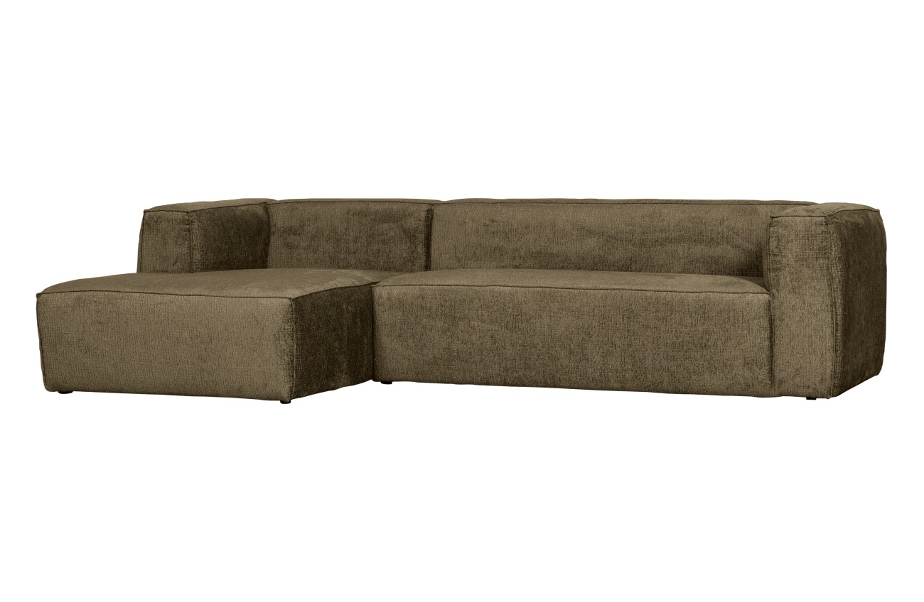 Ecksofa Bean aus Struktursamt Links, Moss