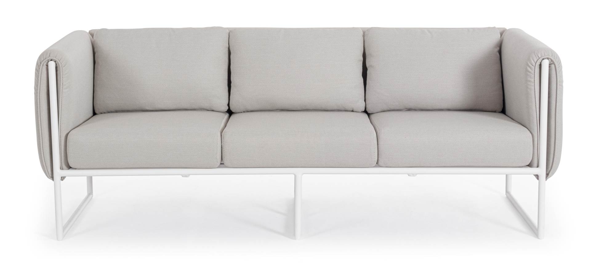 Sofa Pixel aus Aluminium, Sand