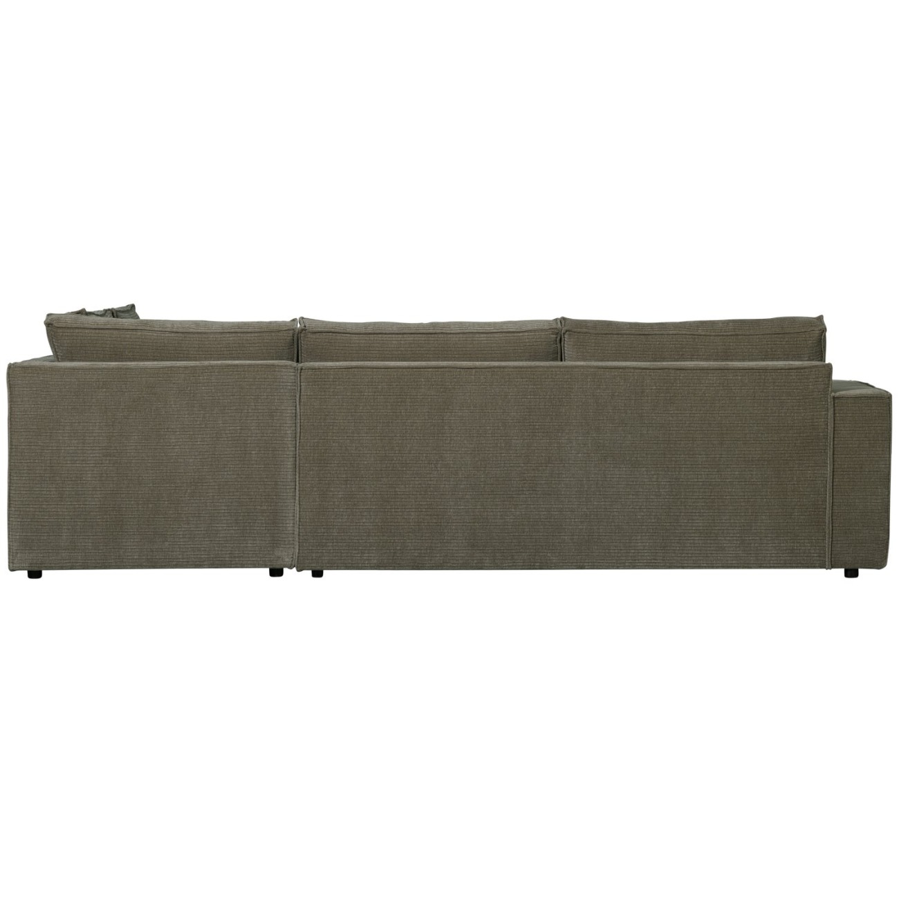 Ecksofa Hajo mit Cordbezug Rechts, Forest