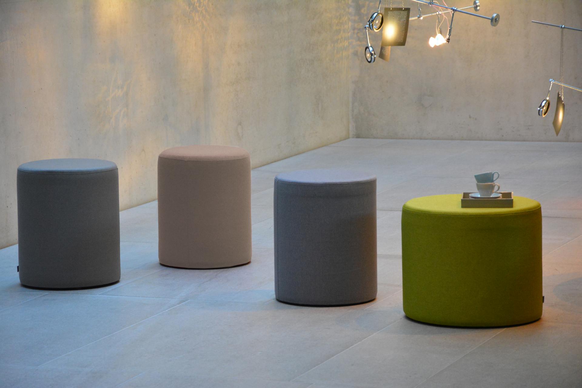 Pouf Rondo Ø 50 cm, Grün