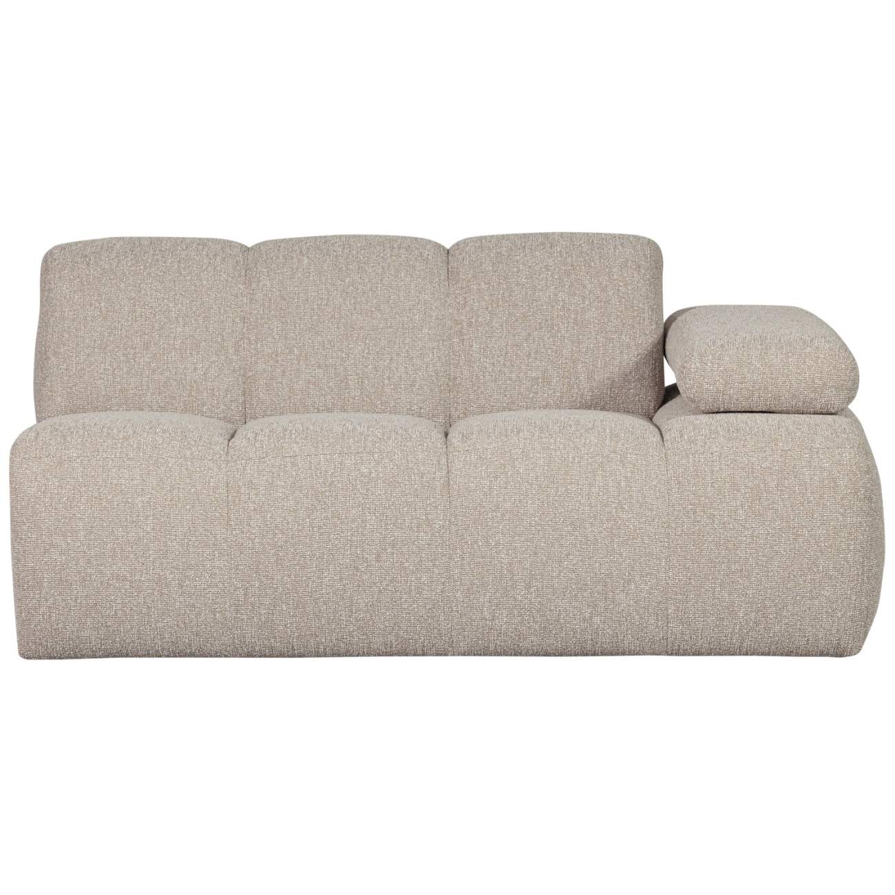 Modulsofa Mojo Boucle 1,5er Arm-Rechts, Beige