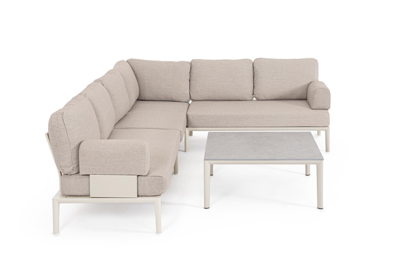 Gartencouchtisch Gerald aus Aluminium 90x90 cm, Pelikan