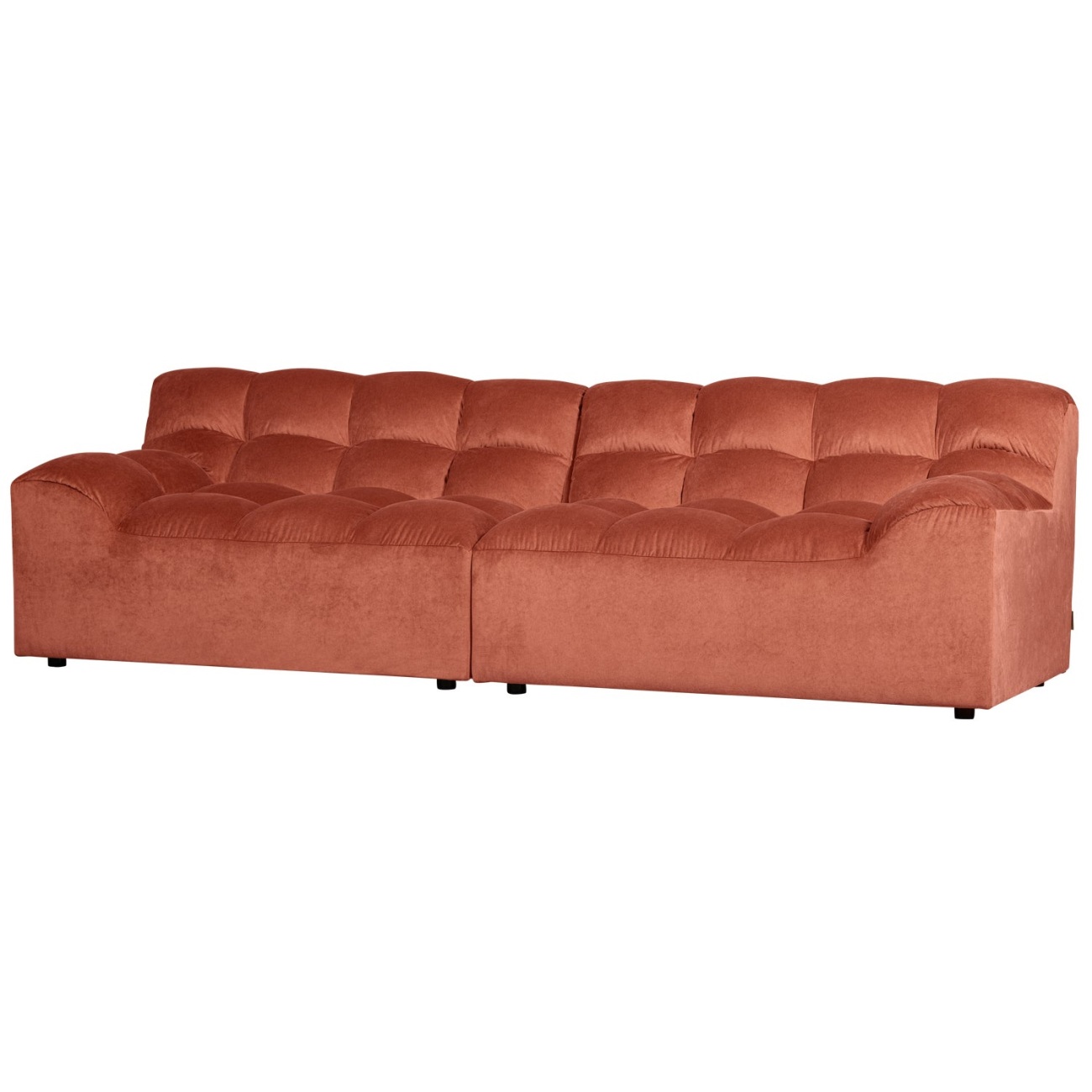 Sofa Allure aus Samt, Blush