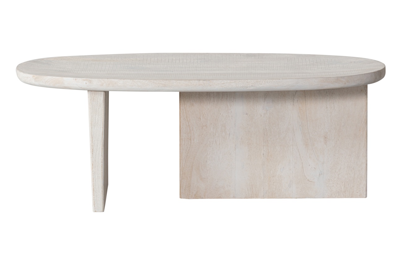 Couchtisch Seam aus Mangoholz 110x60 cm, Natur