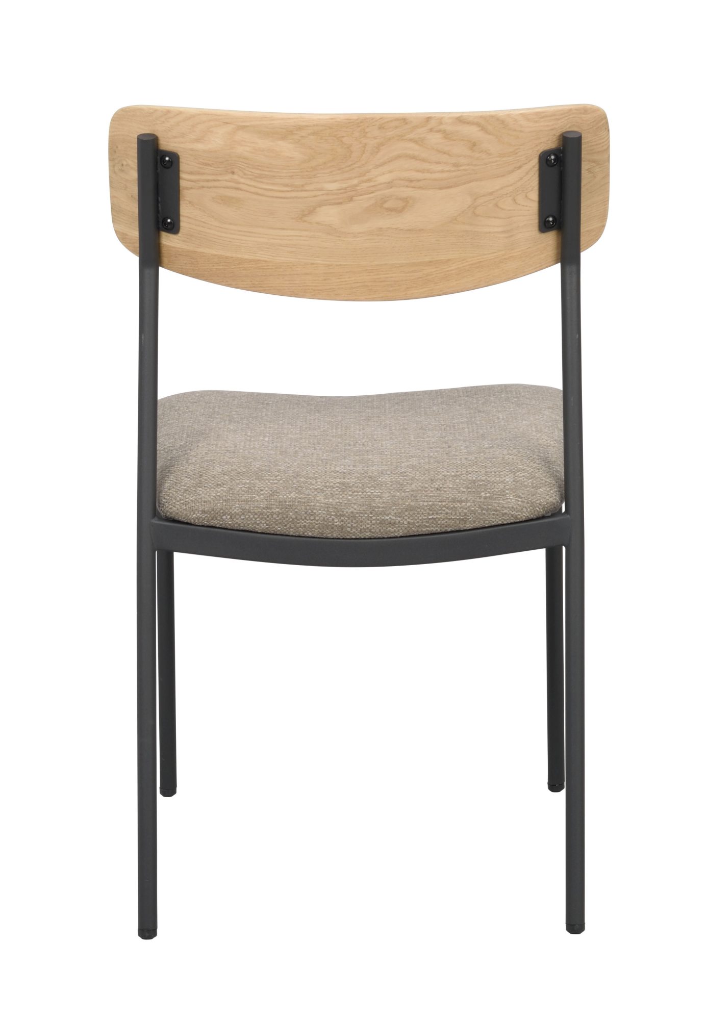 Stuhl Maymont 2er Set, Eiche / Dunkelbeige – modernes Design trifft Komfort.
