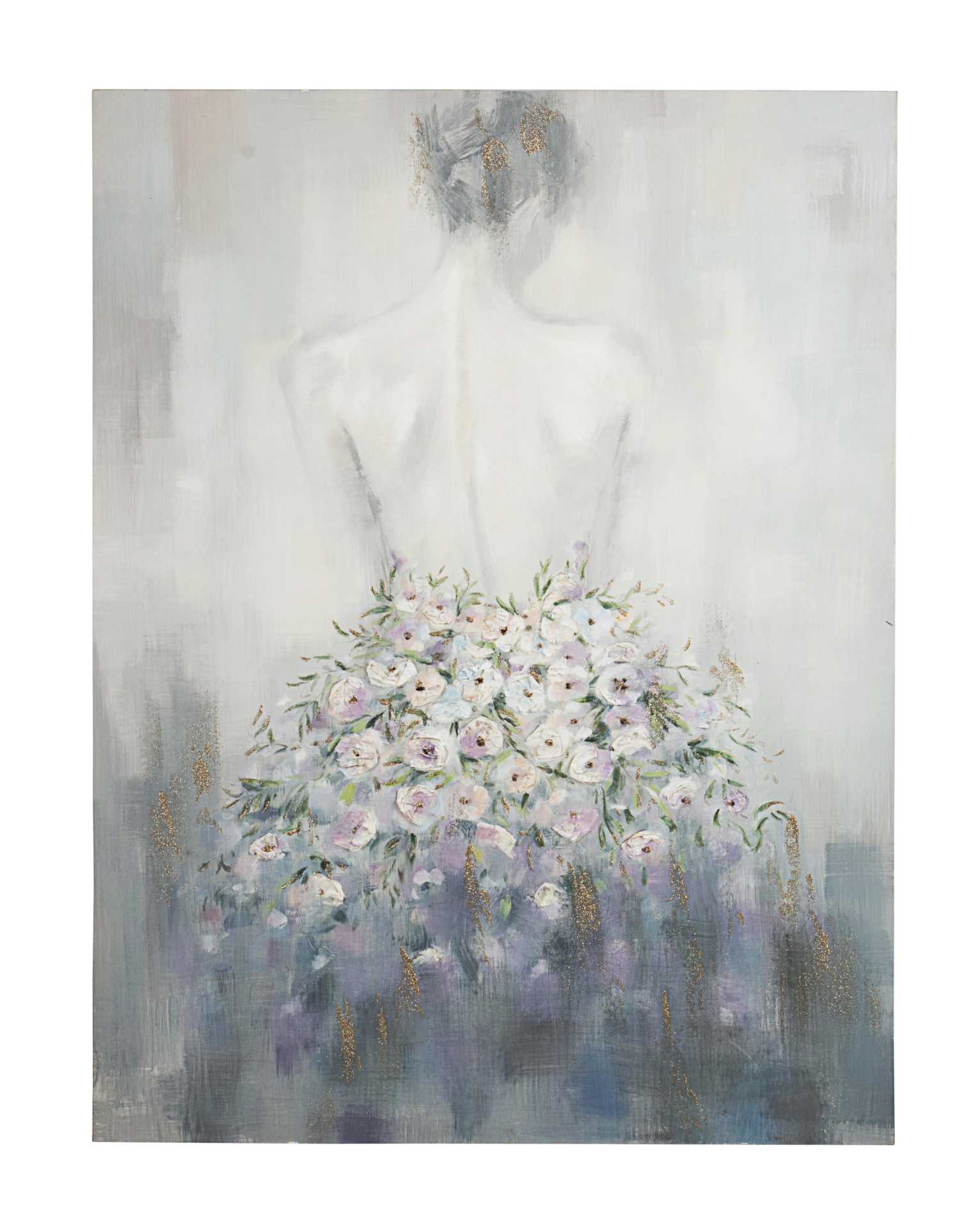 Bild Flower Dress, 90x120 cm