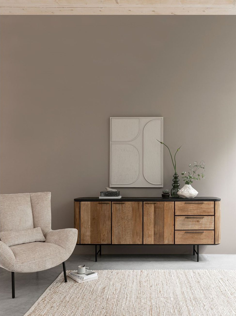 Sideboard Soho aus recyceltem Teakholz, 200 cm