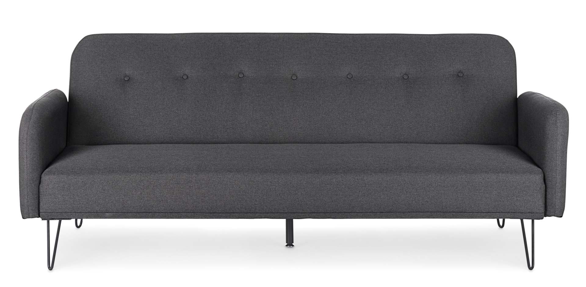 Schlafsofa Bridjet mit Stoff-Bezug, Schwarz