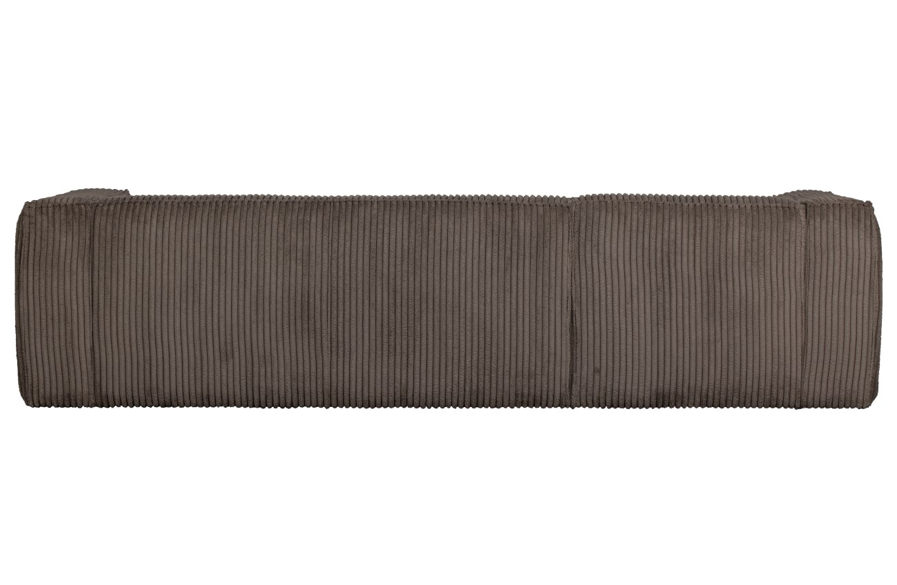 Ecksofa Bean mit Cordbezug, links Braun